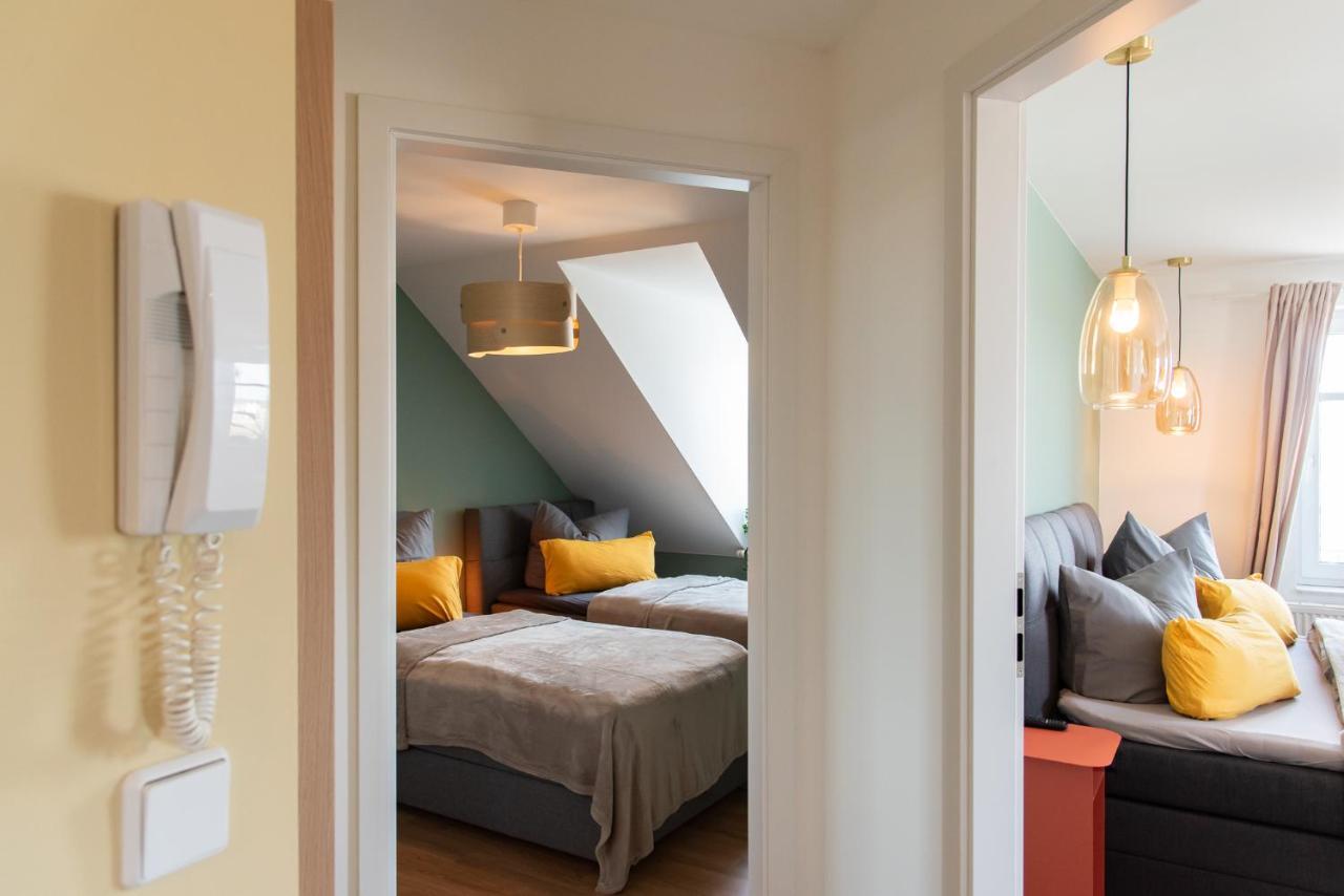 Bauhaus Apartment - Netflix, Nespresso, Zentral, Messe Chemnitz Eksteriør bilde