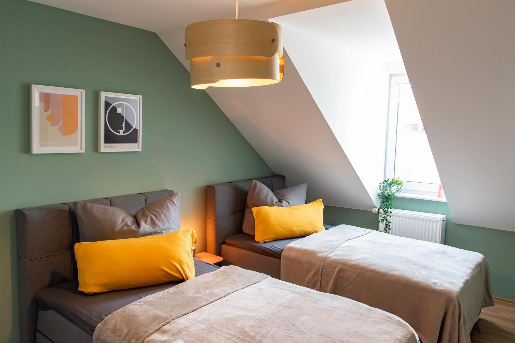 Bauhaus Apartment - Netflix, Nespresso, Zentral, Messe Chemnitz Eksteriør bilde